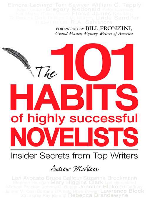 Title details for 101 Habits of Highly Successful Novelists by Andrew McAleer - Available